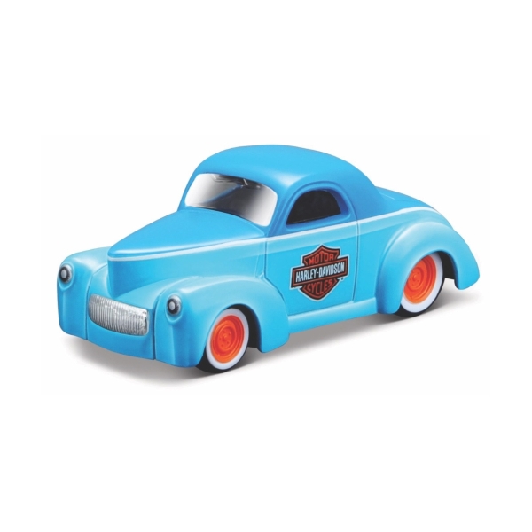 MAISTO Willys Coupe 1941 HARLEY 1/64 15380