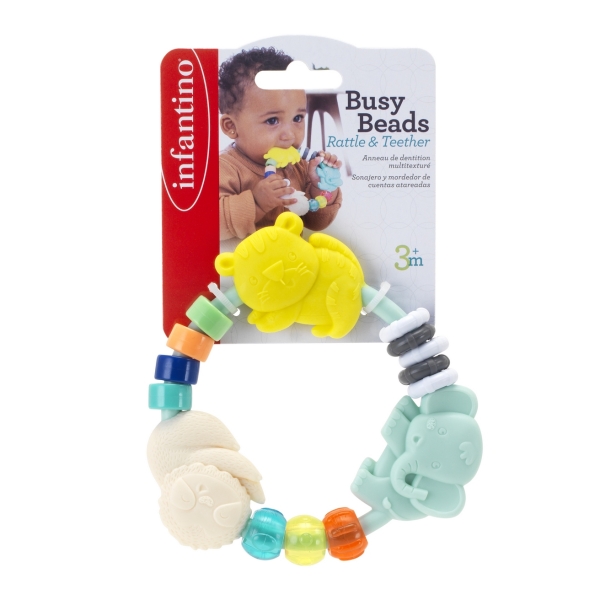 Infantino Krążek z gryzaczkami, grzechotka 316497