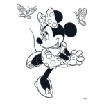 Kolorowanka z naklejkami i flamastrami MINNIE 564598 - obrazek 4
