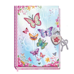 Pamiętnik na kłódkę - Motylki 530BG