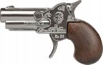 Mały metalowy pistolet pirata Gonher 8,5 cm 156/0 - obrazek 2