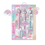 HOT FOCUS 338RB Zestaw wymazywalnych długopisów żelowych - Słodycze