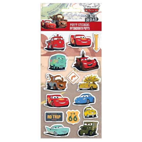 Diakakis Naklejki wypukłe Cars 563612
