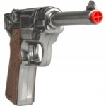 GONHER Metalowy pistolet policyjny Luger 124/0 - obrazek 3