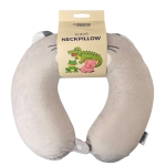 Poduszka podróżna samochód samolot rogal na szyję, pianka memory KOTEK