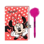 Pamiętnik na kłódkę, długopis Minnie 563599