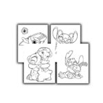 Kolorowanka z naklejkami i flamastrami LILO & STITCH 564600 - obrazek 3