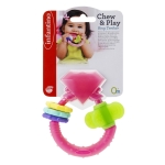 Infantino Gryzak różowy krążek - pierścionek 306832