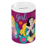 Metalowa skarbonka Princess 15 x 10 cm 563581