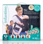 INFANTINO Nosidełko 4 w 1 odciążające rodzica CZARNE 300183 - obrazek 15