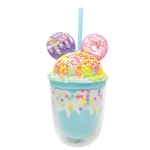 HOT FOCUS 397RB Kubek 350ml  ze słomką - Pączki