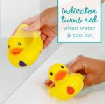 Infantino Gumowa kaczka kąpielowa termometr ze słonikiem - obrazek 3