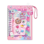 HOT FOCUS 240SW Notatnik na spirali z charmsami - Słodycze