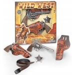 GONHER Zestaw kowbojski Rewolwery z kaburami 158/0