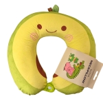 Poduszka podróżna samochód samolot rogal na szyję, pianka memory AWOKADO