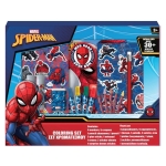 Zestaw do kolorowania, kredki, naklejki Spiderman