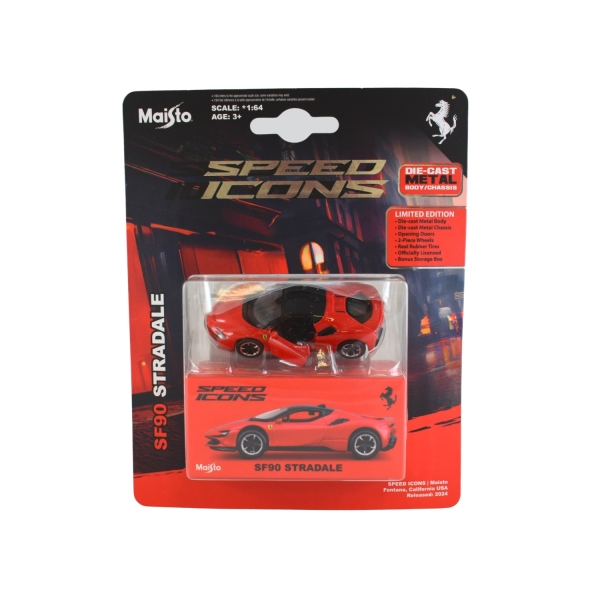 MAISTO Ferrari SF90 Stradale LIMITED EDITION 1/64 15703 RD