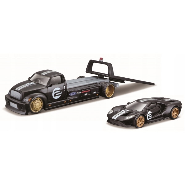 MAISTO Laweta + Ford GT Heritage Edition 2017 1/64 15108