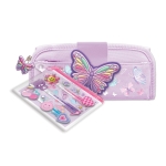 HOT FOCUS 712TB Piórnik z Motylkami + długopisy żelowe