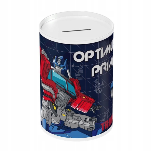 Metalowa skarbonka Transformers 15 x 10 cm 483209