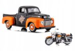 MAISTO Ford F-1 Pickup +motocykl HARLEY 1/24 32180 - obrazek 4