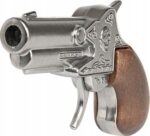 Mały metalowy pistolet pirata Gonher 8,5 cm 156/0 - obrazek 3
