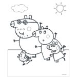 Kolorowanka z naklejkami Świnka Peppa 482794 - obrazek 4