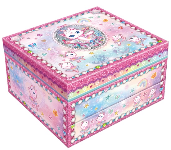 c89e34e2e38c7b91c5dc22f396bb31d6.jpg Szkatułka z szufladką i pieczątkami Kotka Baletnica 179BK - obrazek 1