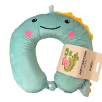 Poduszka podróżna samochód samolot rogal na szyję, pianka memory DINOZAUR