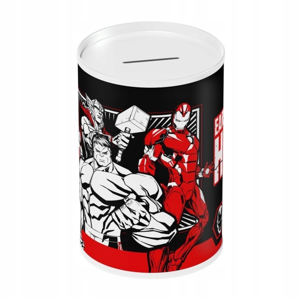 Metalowa skarbonka Avengers 15 x 10 cm 506001