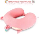 Poduszka podróżna samochód samolot rogal na szyję, pianka memory JEDNOROŻEC - obrazek 3