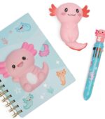 HOT FOCUS 253CR Pamiętnik na spirali z gniotkiem - Aksolotl - obrazek 7