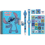 Pamiętnik na kłódkę z zegarkiem i długopisem Lilo & Stitch 564011 - obrazek 2