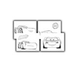 Kolorowanka z naklejkami i flamastrami CARS 564599 - obrazek 3