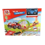 BBURAGO Tor z pętlą i wyrzutnią + auto 88616 BU