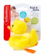 Infantino Nakręcana gumowa kaczka kąpielowa 305079 - obrazek 2