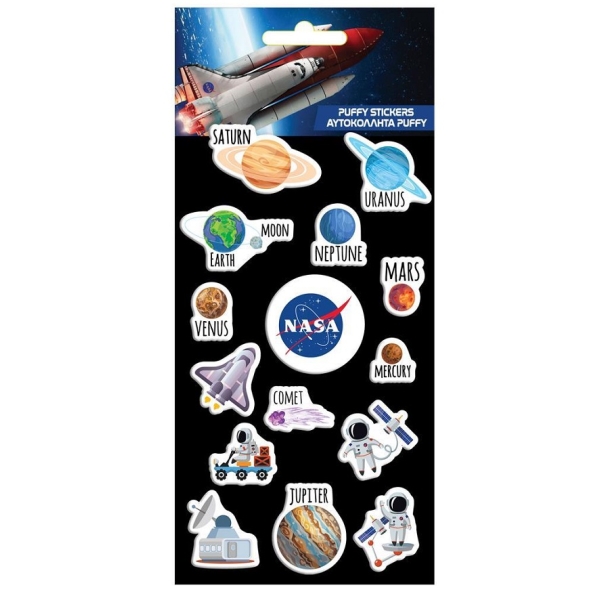 Naklejki wypukłe NASA, Planety 486034