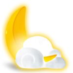 DIAKAKIS LAMPKA NOCNA KSIĘŻYC NA CHMURCE - obrazek 2