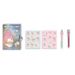 Pamiętnik na kłódkę, długopis UV naklejki - My Melody 490221 - obrazek 2