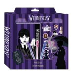 Pamiętnik z cekinami +3 długopisy WEDNESDAY 503607