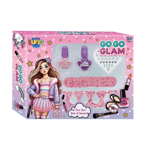GO-GO GLAM Zestaw do pielęgnacji paznokci dla dziewczynki 623020