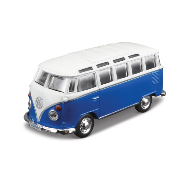 MAISTO POWER RACER Volkswagen Van "Samba" 4,5" 21001 Blue